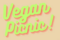 Schriftzug "Vegan Picnic"